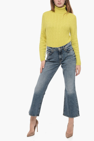 Flared BETTY Denims with Visible Stitching 24cm
