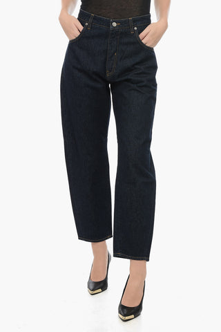 Straight Leg GIULIAN Denims with Visible Stitching 17.5cm