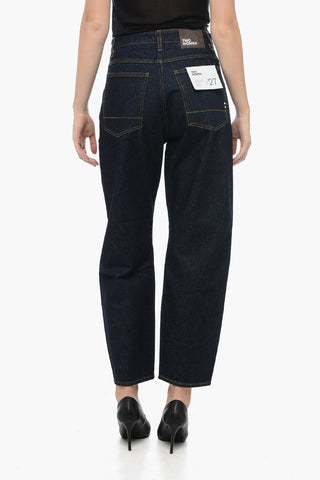 Straight Leg GIULIAN Denims with Visible Stitching 17.5cm