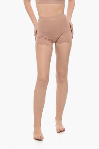 Shorts Active in Tinta Unita con Banda Elastica Logata