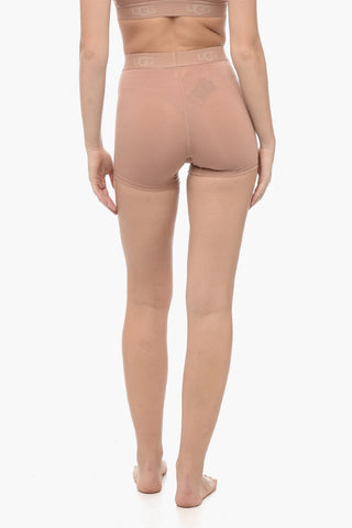 Shorts Active in Tinta Unita con Banda Elastica Logata