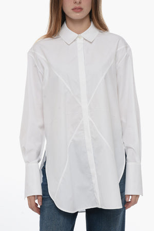 PUZZLE FOLD Shirt with Hidden Placket