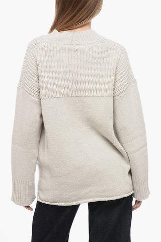 Cardigan in Lana e Cashemere con Scollo a V