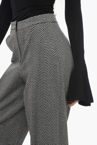 EMPORIO ICON Baloon Fit Pants with Herringbone Motif