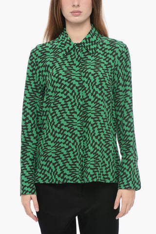 Blusa HELENA In Misto Seta Bicolore
