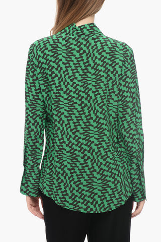 Blusa HELENA In Misto Seta Bicolore