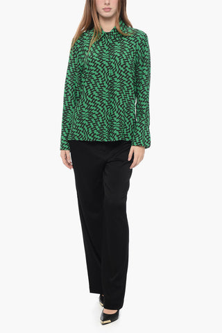 Blusa HELENA In Misto Seta Bicolore