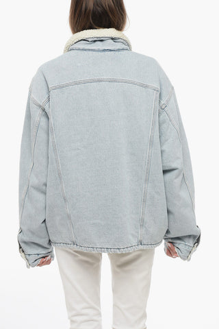 LEVIS Denim UNISEX Jacket with faux Fur