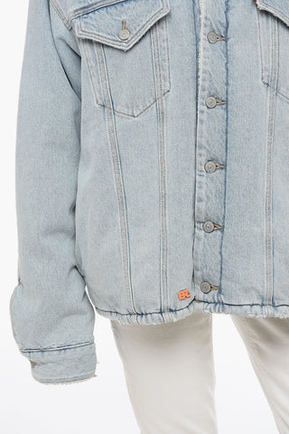 LEVIS Denim UNISEX Jacket with faux Fur