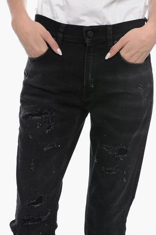 Vintage Effect Carrot Fit MILA Denims 15cm