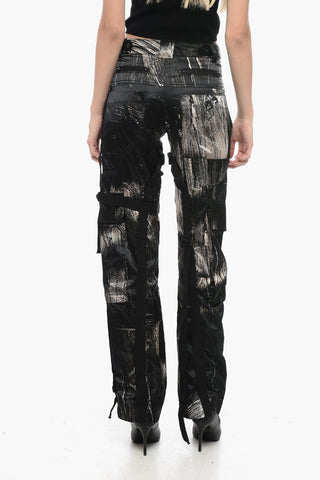Pantaloni Cargo in Nylon a Fantasia