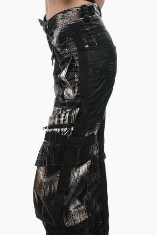 Pantaloni Cargo in Nylon a Fantasia