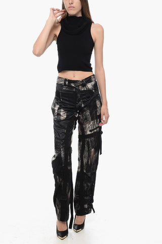 Pantaloni Cargo in Nylon a Fantasia