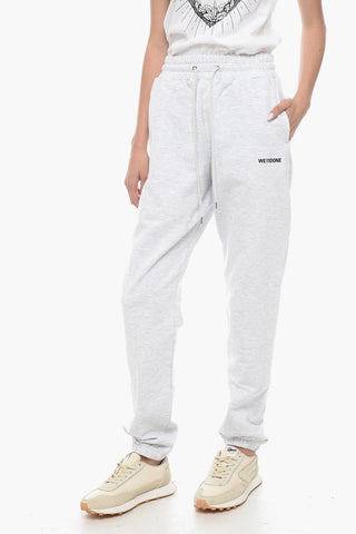 Joggers in Cotone Garzato con Logo a Contrasto