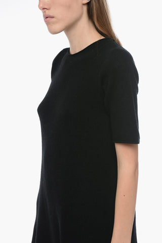 Short Sleeved Knitted Dress