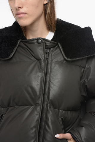 Padded Leather Jacket
