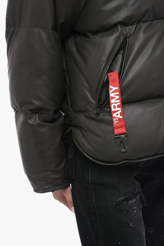 Padded Leather Jacket