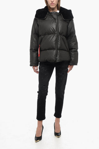 Padded Leather Jacket