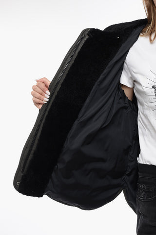 Padded Leather Jacket