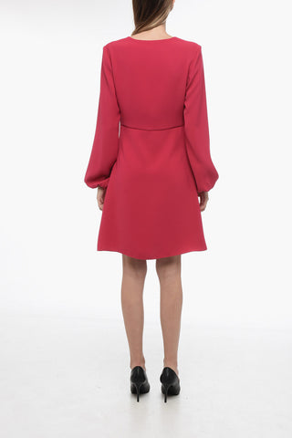 Vestito a Trapezio con Dettaglio Allacciato