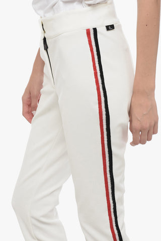 GRENOBLE PERFOMANCE & STYLE Stretchy Pants with Embroidered Split Band