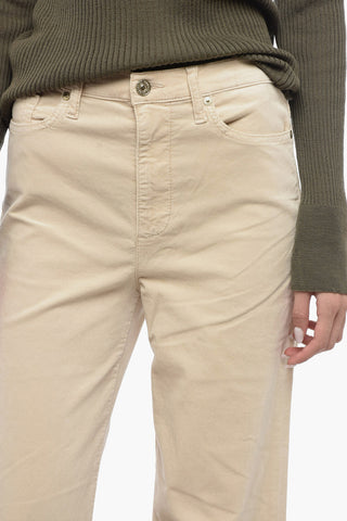Pantaloni 5 Tasche in Velour