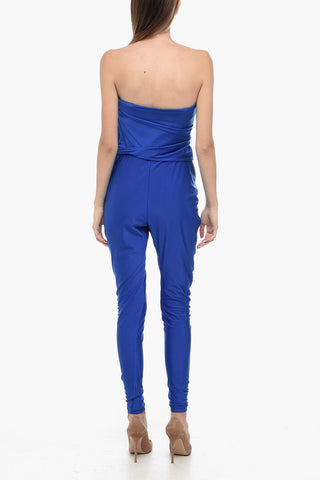 Draped Jumpsuit with Decorative Detail