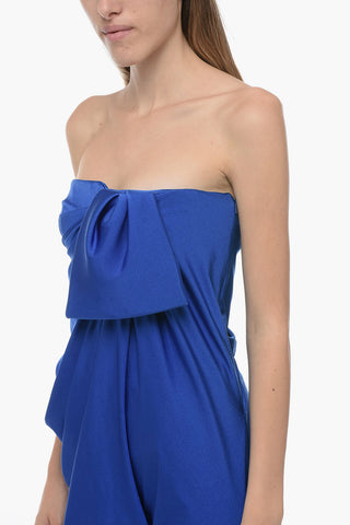 Draped Jumpsuit with Decorative Detail
