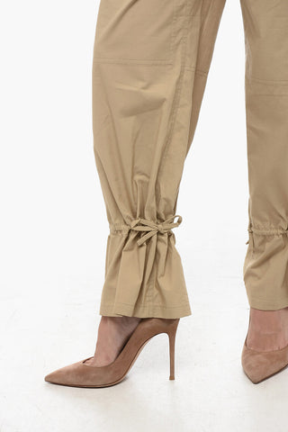Pantaloni Cargo con Coulisse alle Caviglie