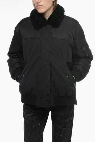 YS ARMY Double Fabric Bomber with Fur Removable Lining
