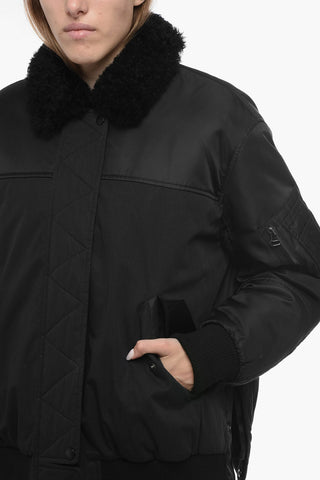 YS ARMY Double Fabric Bomber with Fur Removable Lining