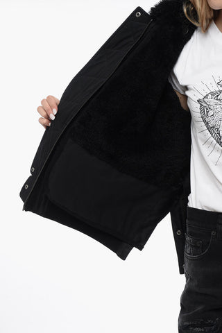 YS ARMY Double Fabric Bomber with Fur Removable Lining