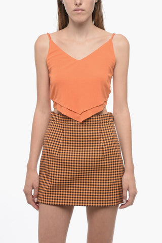 PAULA'S IBIZA Double-layered Top with Decorative Tie