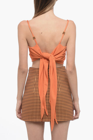 PAULA'S IBIZA Double-layered Top with Decorative Tie