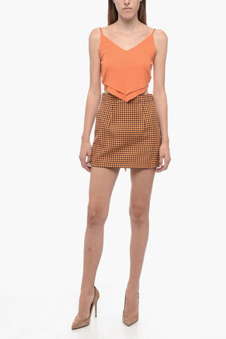 PAULA'S IBIZA Double-layered Top with Decorative Tie