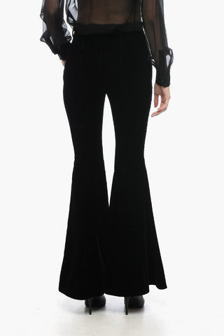 Velvet Flared Trousers