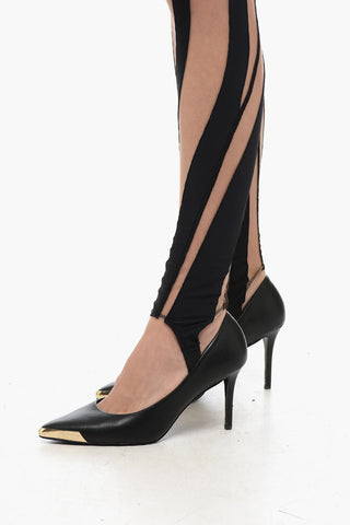 Stirrup Leggins with Mesh Insert