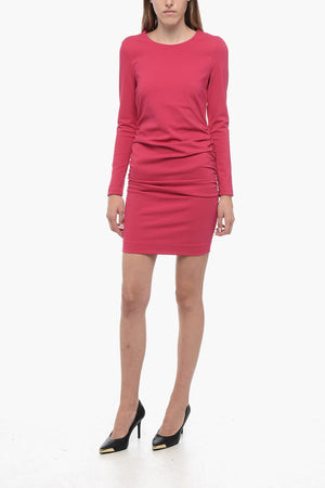 Vestito Mini Stretchy con Dettaglio Drappeggiato