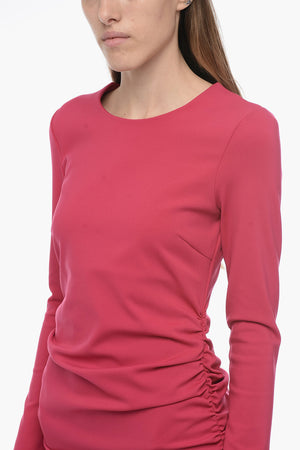 Vestito Mini Stretchy con Dettaglio Drappeggiato