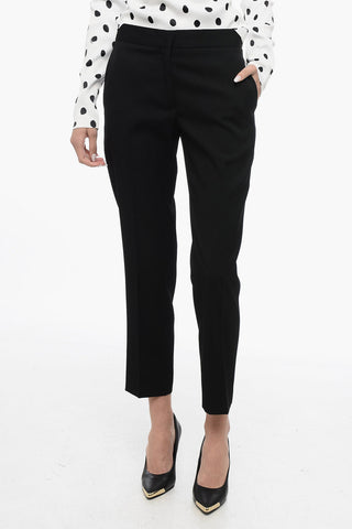 Cropped-Hose Mit Einer Bundfalte