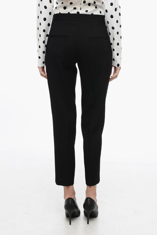 Cropped-Hose Mit Einer Bundfalte