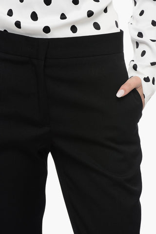 Cropped-Hose Mit Einer Bundfalte