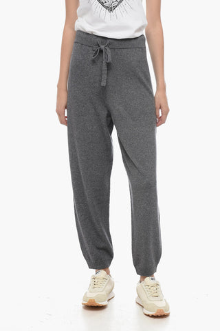 Cashmere Blend URSULA Pants with Elastic Waistband