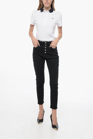 Dark Wash Stretch Denim FELIZ Jeans 14cm
