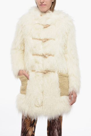 Faux-fur Montgomery Coat