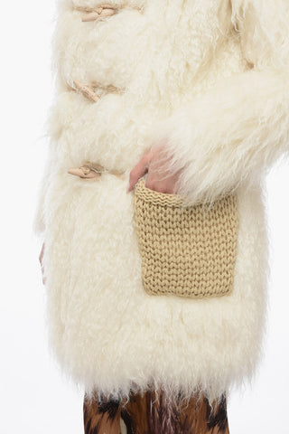Faux-fur Montgomery Coat