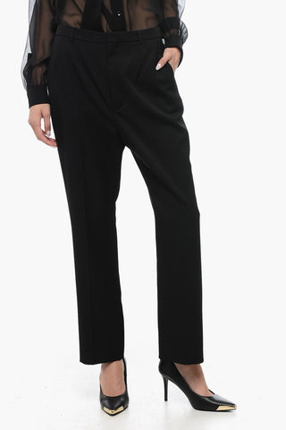 Wool Cropped Pants