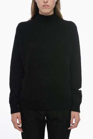 Solid Color Turtleneck Sweater