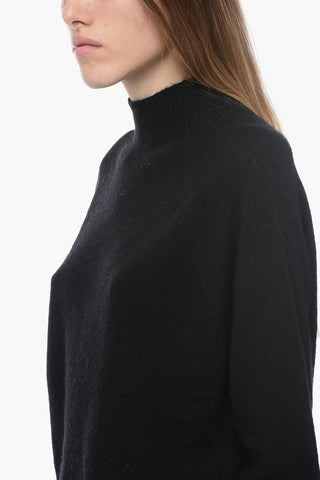 Solid Color Turtleneck Sweater