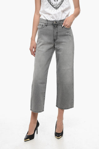 Straight Leg ELISABETH Denims with Visible Stitching 21cm